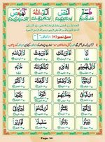 read Noorani Qaida Madni Urdu page 33